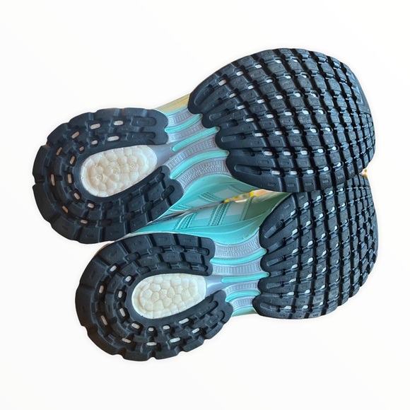 Adidas Response Boost TechFit Womens Running Shoes Size 7.5 Blue White M29772 - Picture 5 of 7